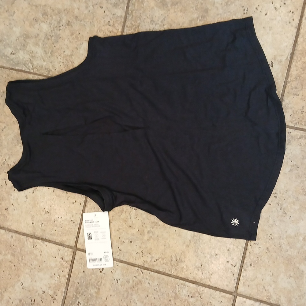 Athleta With Ease Open Back Rib Tank Black XXS - Picture 5 of 5